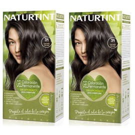 (2 Pack) - Naturtint - Hair Dye - 3N Dark Chestnut Brown | 135ml | 2 PACK BUNDLE