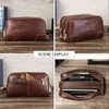 Leather Code Lock Clutch Bag for Men Large Capacity Clutch
