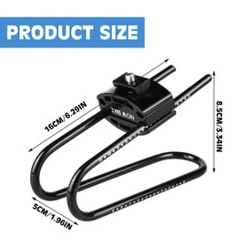 Delamiya Shock Absorbing Seat Spring, Bicycle Seat Post Damper, Seat Post Spring, Shock-Absorbing Seat Spring Seat Post for Mountain Bike, Road Bike and Outdoor Bicycle