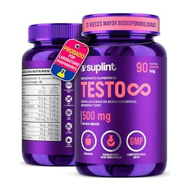 TESTO Multivitamnico Hombre  Vitaminas para Hombre con Protena, Maca Negra, L-Arginina y Gluconato de Zinc  Suplemento Vegano para Energa  90 Cpsulas 