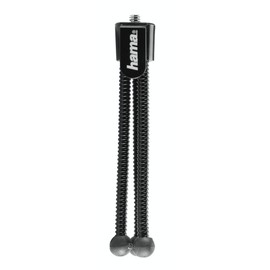 Hama Handy Mini Tripod with Flexible Legs and Mounting Clip Black