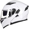 ILM Motorcycle Dual Visor Flip up Modular Full Face Helmet