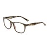 Calabria Shawn Blue Light Blocking Reading Glasses +0.50 Olive Green Marble Women Designer Eyeglasses Trendy Computer Reader