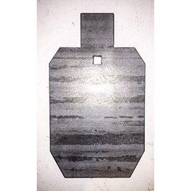 AR500 Steel Target Silhouette 1/2" X 7" X 12" IPSC IDPA Target