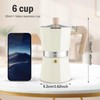 Sivaphe Aluminum Moka Pot 6 Espresso Cups, Percolator Espresso and