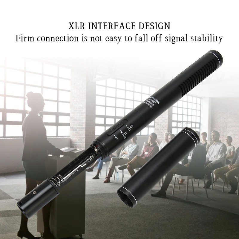 Handheld Interview Microphone Live Broadcast Wired Professional Portable Reporter Microphone