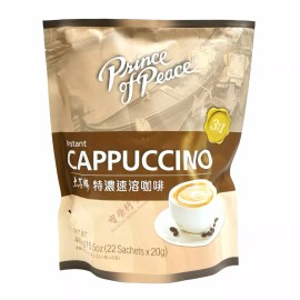 PRINCE OF PEACE 3-IN-1 INSTANT CAPPUCCINO, (22 SACHETS)