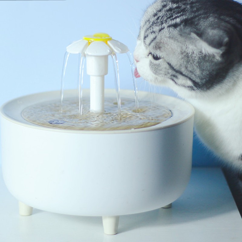 2L Cat Water Fountain Automatic Circulation Filtration Smart Cat Drinking