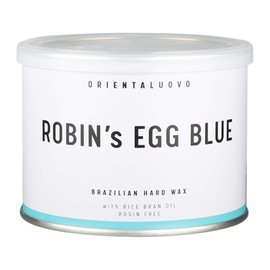 Salon Quality, Japanese Hair Removal Wax, Whole Body, For Wide Range of Hair Removal, Paper Free, Oriental Warbo ROBIN's EGG BLUE 14.1 oz (400 g) Can