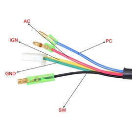 GOOFIT Small Enclosures CDI Replacement For 2 stroke 50cc 70cc 90cc JOG Minarelli ATV Scooter1PE40QMB