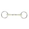 Horse Mouth Bit Stainless Steel Ring Middle Rubber Apple Flavour