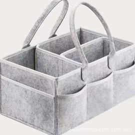 [해외]다용도 파우치백 피크닉백 기저귀가방 기저귀 휴대용 펠트 보관 가방. 미라 야외 휴대용 아기 3ea