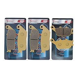 S SYUU Motorcycle Aftermarket part Front Rear Brake Pads compatible with/for Honda CBR 600 F3 1995-1998 SJR SE FS FT FV FW 599 FA226F FA174R