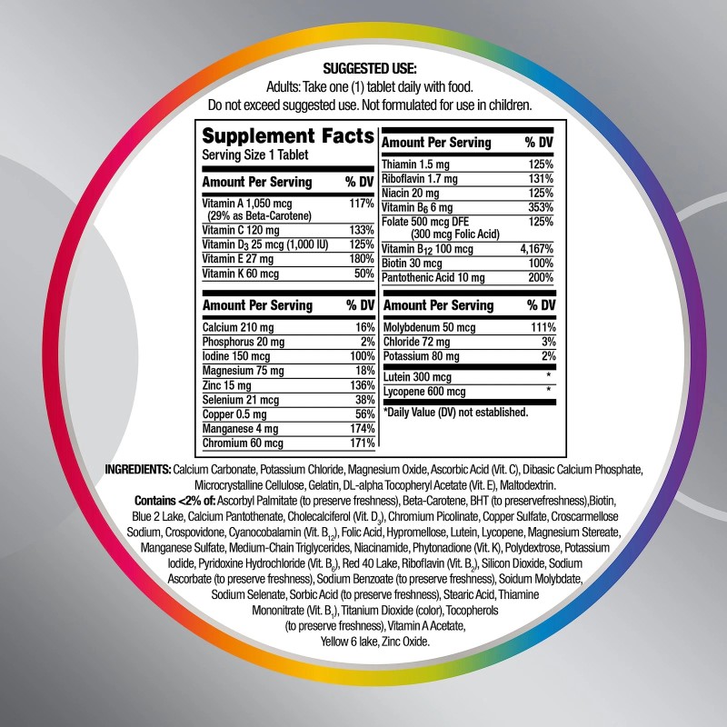 Centrum Silver Multivitamin For Men 50 Plus 200 Count Multimineral
