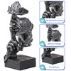 MOLIGOU 3Pcs Thinker Statue, No Hear No See No Speak