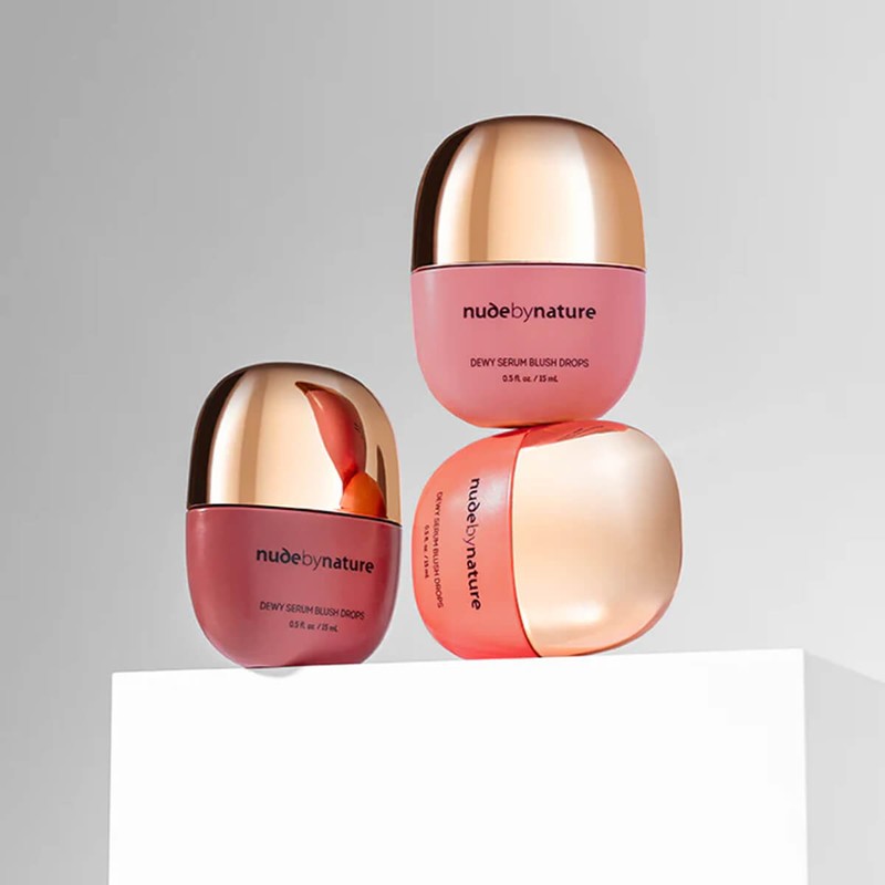 Nude By Nature Dewy Serum Blush Drops, 01 Pink Petal