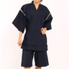 Edo-Ten Men’s Jinbei Shijira Weave Cool Summer 100% Cotton Printed