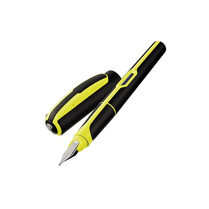 Pelikan 939850 Fountain Pen, Style neon, Spring M, Yellow