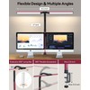 LED Desk Lamp for Home Office, Eye-Caring Desk Light with