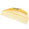 Rekord Leaf Rake (Yellow) Made of Plastic with 26 Prongs,