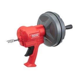 RIDGID 80168 EZ Spin™ Drain Snake for Tubs, Showers, and Sinks, Drain Cleaner with AUTOFEED, MAXCORE Cable