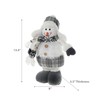 Maison Concepts Winter Snowman Plush Stander