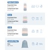 Narwey 6 Set Compression Packing Cubes for Backpack and Suitcases,