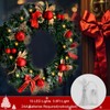17 Inches Artificial Christmas Wreath with Lights - Decorated with