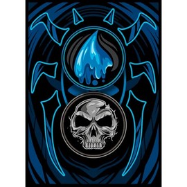 (Blue Black) - 100ct Matte TCG/MTG Card Art Sleeves by Ai Armor