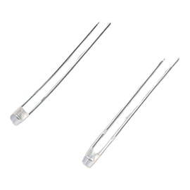 AllGIFT Receiver Diode 20pcs Energy Saving 3mm Light Sensitive Sensors Low Heat Dissipation Flat Head Photodiodes Science Projects
