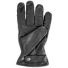 MDM Herren Biker Lederhandschuhe, Biker Handschuhe, Chopper Leder Handschuhe (Schwarz,