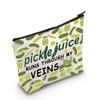 MYSOMY Pickle Juice Makeup Bag Pickle Lover Gifts Pickle Juice