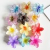 12 Pinzas Coloridas Para El Pelo Con Forma De Margarita