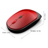 Wireless Mouse Bluetooth 2.4G Wireless 3 Adjustable DPI Silent Rechargeable