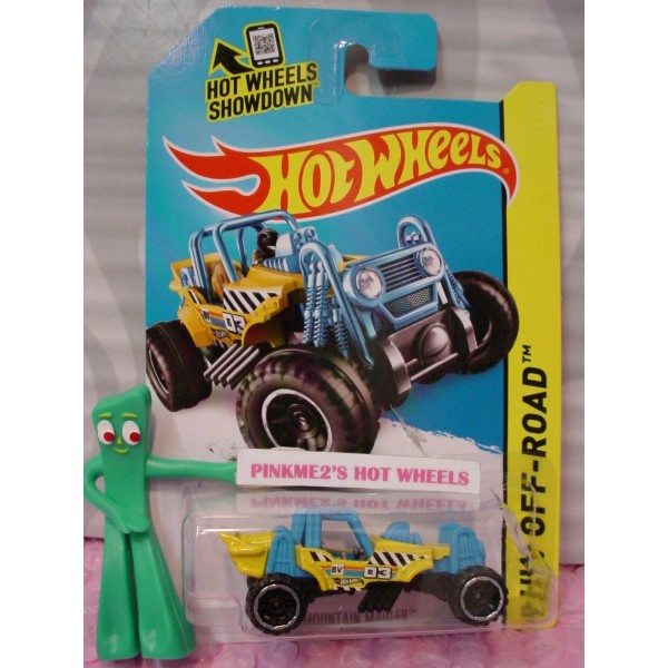 Hot Wheels 2015 i Hot Wheels MOUNTAIN MAULER #97∞Yellow/Blu