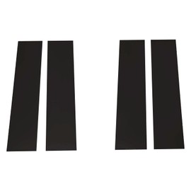 Putco Platinum Black Pillar Posts Trim Kits Fits Chevy Silverado 2500/3500-GMC Sierra 2500/3500 2020-2025 Double Cab Crew Cab