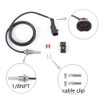 ZHSYMX 1/8" NPT Universal Oil Water/Coolant Temperature Electrical Sender Transmitter