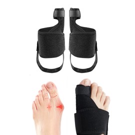 SSKHE 2 Pack Hallux Valgus Correction Splint,Correction Bandage Socks Bunion Corrector for Men and Women，Protection of the Big Toe