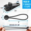 24 Pack - 12 Pcs Heavy Duty Tarp Clips &