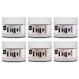 Red Carpet Manicure Color Dip Bundle French – Vibrant Color Dipping Powder Set, 0.3 oz Each – Long-lasting, Easy to Use, No UV/LED Needed, Non-Irritating Formula, Salon Quality Nails at Home, 6pcs.