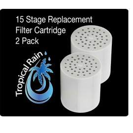 Cali Tropical Rain 15 Stage Shower Filter Replacement Cartridge - 2 Pack