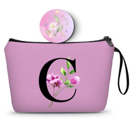 SEAMOON Gifts for Women Birthday Unique, Makeup Bag with Mirror, Maid of Honor Gifts, Small Cosmetic Bag, Sister Birthday Gifts from Sister, Gifts for Bride, Encouragement Gifts for Women,C