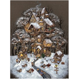 Pintoo Jigsaw Puzzles 1200 Piece for Adults - Julia Vaihicheva - Carpenters Workshop Beautiful Plastic Puzzle for Home Decor Zero Dust Easy Storage [H3231]