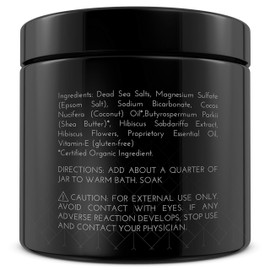 Mineral Sea Salt Soak - Unscented 16oz (453gr)