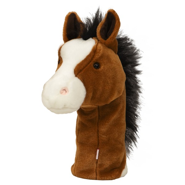 Daphne's Horse Headcovers, Brown-White