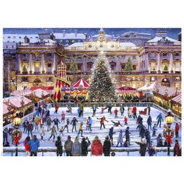 Ceaco - Classic Christmas - Winter Skating - 1000 Piece Jigsaw Puzzle