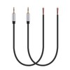 sovunis 2-Pack Replacement 3.5mm Male Plug to Bare Wire Open