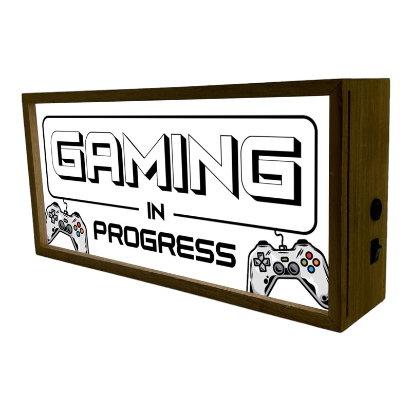 Light Box Kids Gaming In Progress | Illuminated Light Up