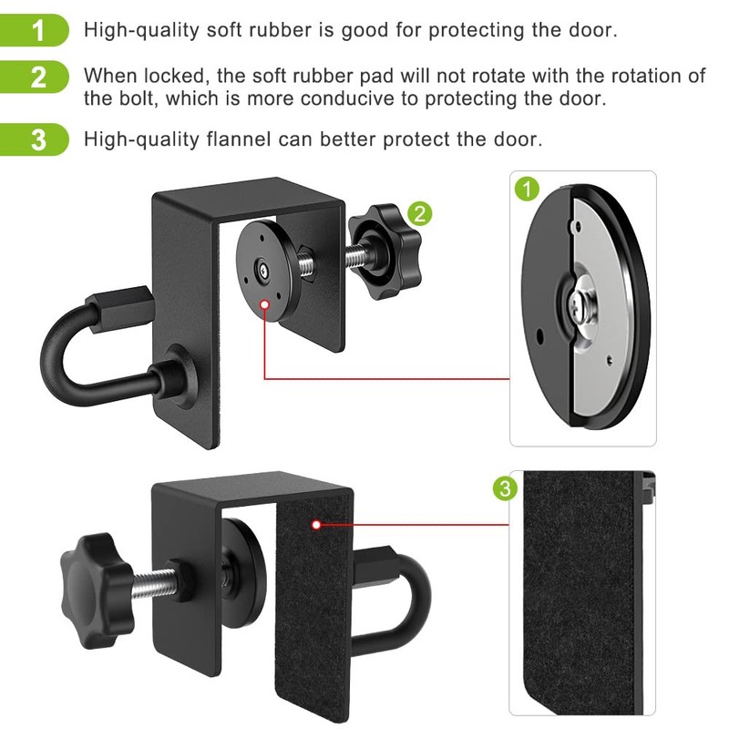 Kipika Door Anchor for Resistance Bands - Heavy Duty Steel
