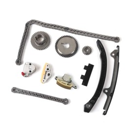 MPLUS Timing Chain Kit 9-4212SA with Water Pump Compatible with 2007-2009 Nissan Altima 2.5L, 2008-2013 Nissan Rogue 2.5L, 2007-2012 Nissan Sentra 2.5L 2500CC L4 DOHC and More Engine QR25DE
